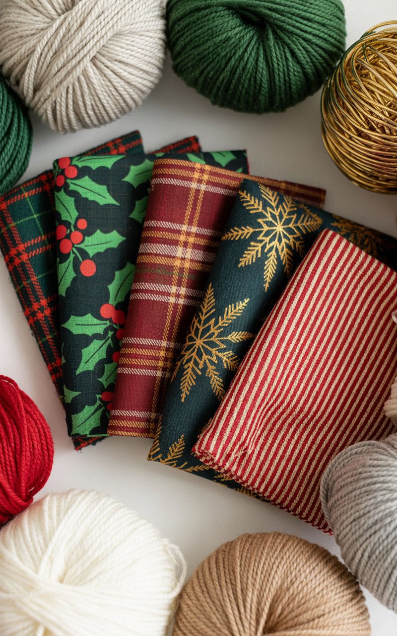 Selezione di filati e tessuti